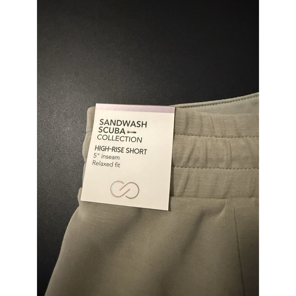 CALIA Sandwash Scuba High Rise Cargo Short Womens XS Ground Fennel NWT $68 - Picture 5 of 5